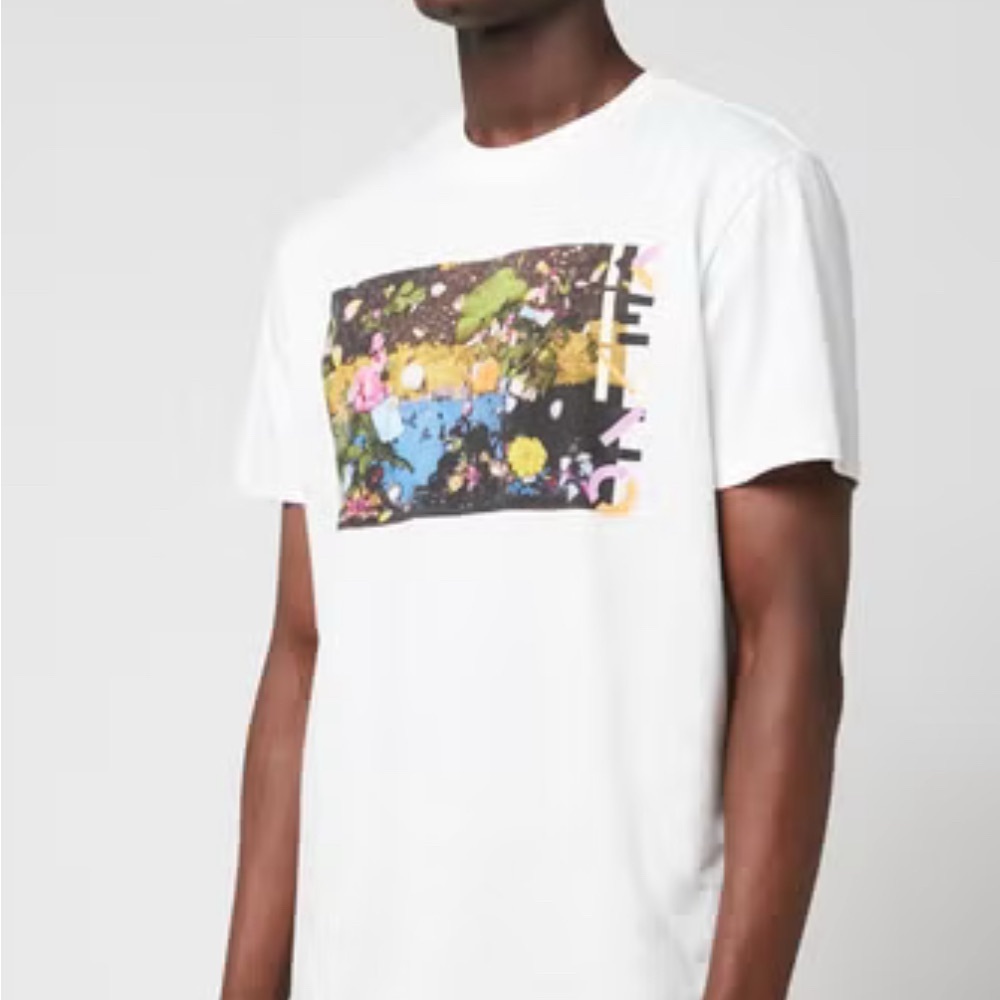 KENZO Men's Seasonal Graphic Classic T-Shirt - White - XL